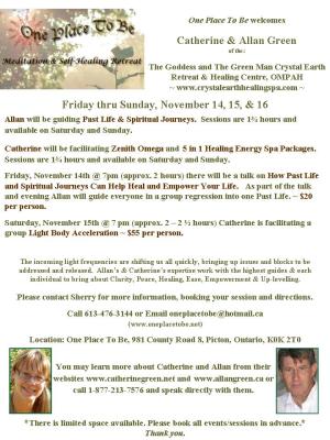 Allan and Catherine Flyer without Higher Self Reading